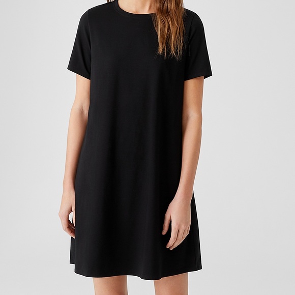 Eileen Fisher Linen Jersey Dress - Picture 3 of 5